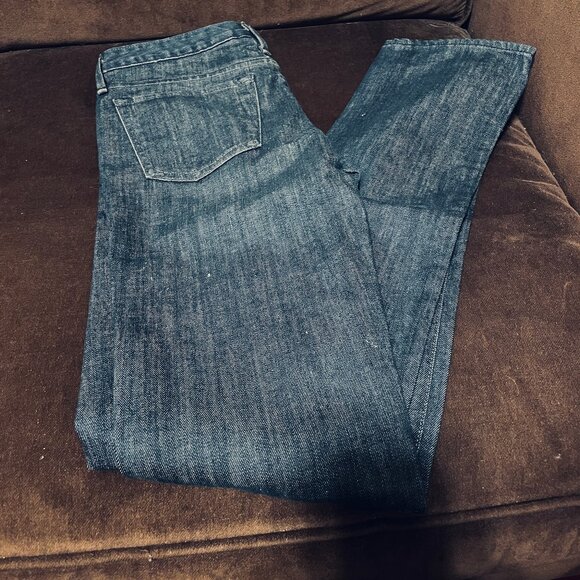 NEW with tags Earnest Sewn Skinny Jeans 25 Decca 28X33 low rise dark wash denim - Picture 3 of 8